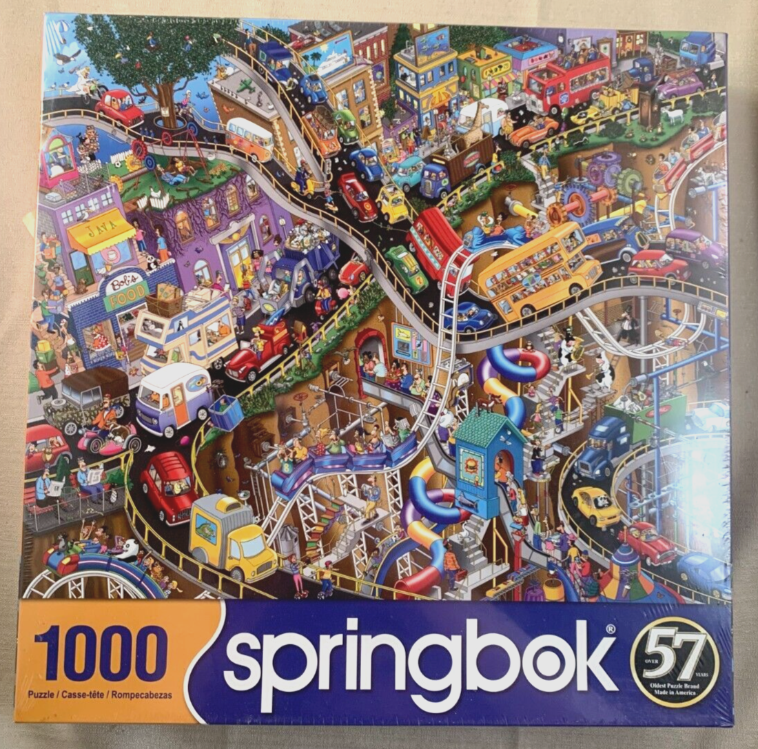2020 Springbok Getting Away 1000 Piece Puzzle - New, Factory Sealed