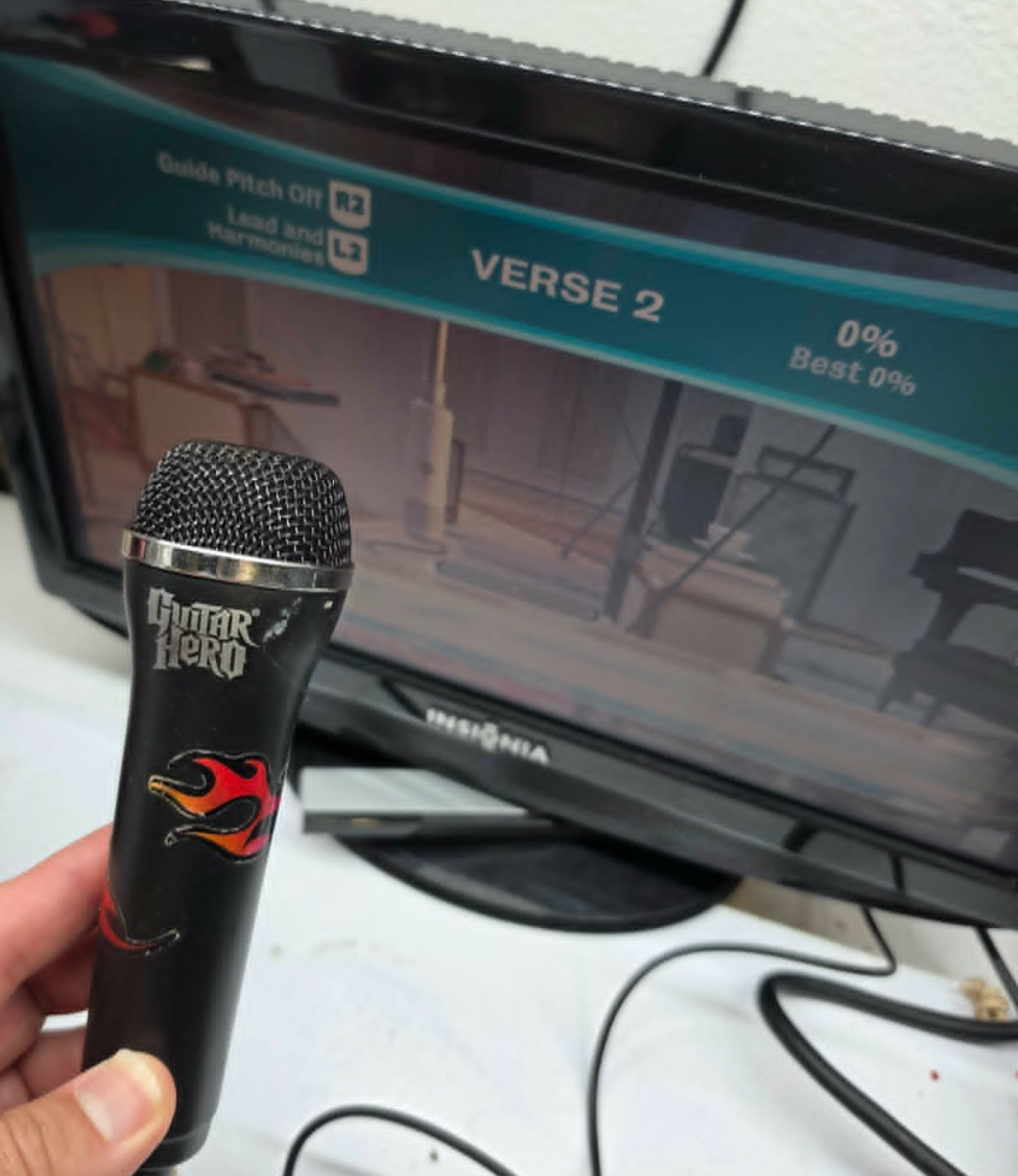 Red Octane Guitar Hero World Tour USB Microphone E-UR20 - Tested and Working