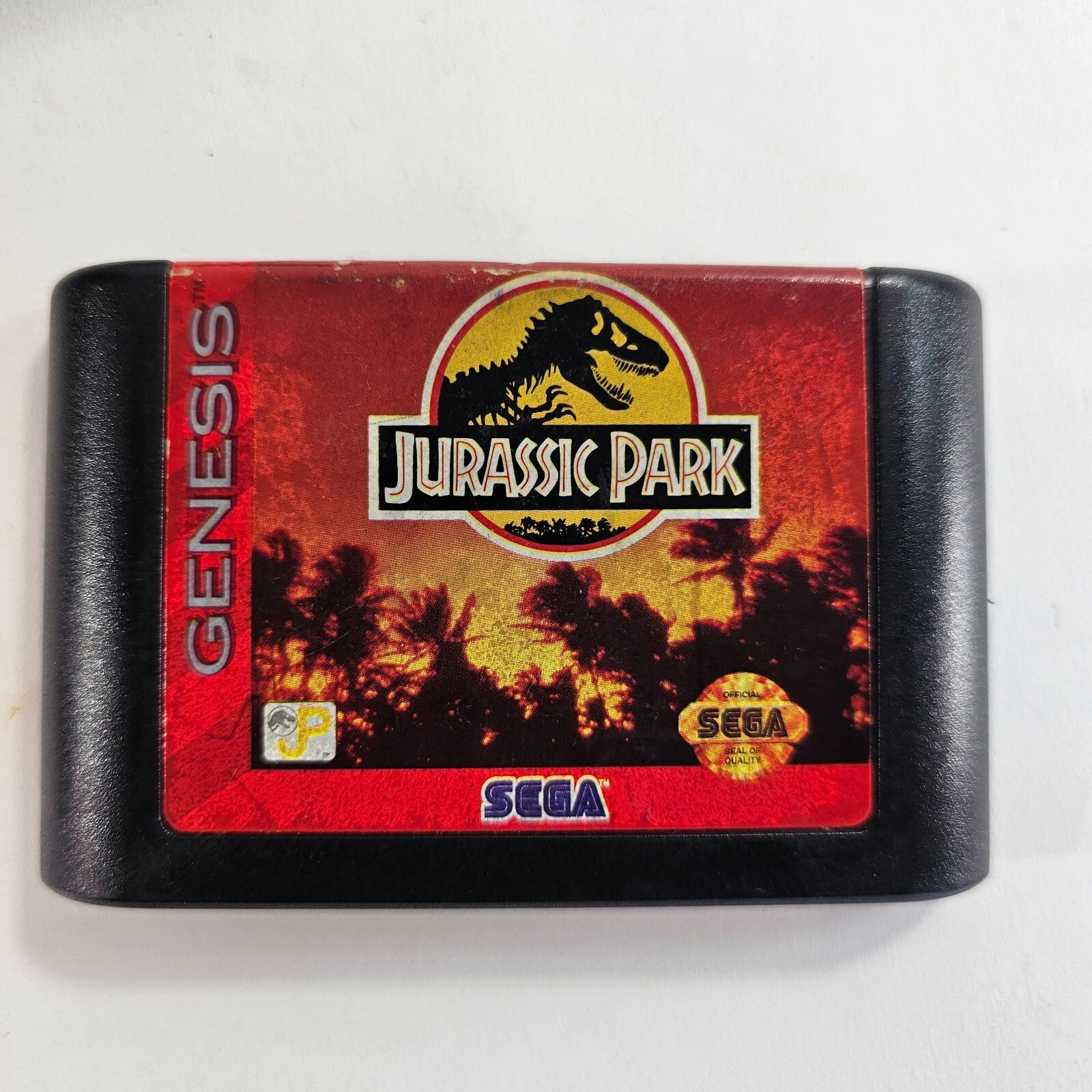 Jurassic Park (Sega Genesis, 1993) Game and Case - Tested and Working