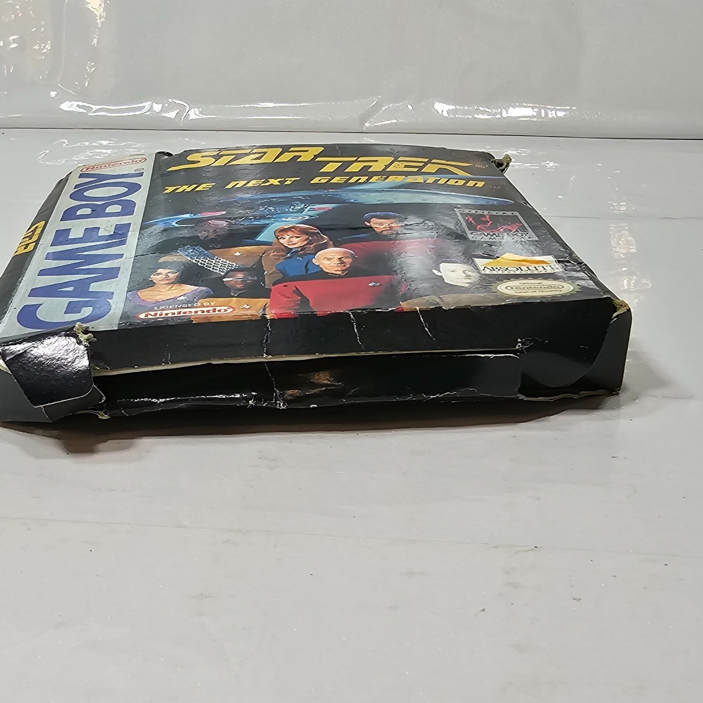 Star Trek The Next Generation (Gameboy, 1993) Game, Box, Manual, Inserts