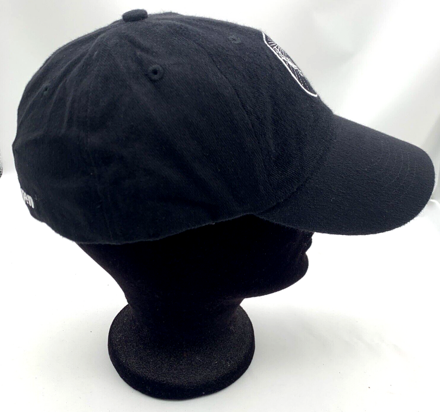 Jägermeister Size M-L "Shots Happen" Fitted Black Baseball Cap Hat with Logo