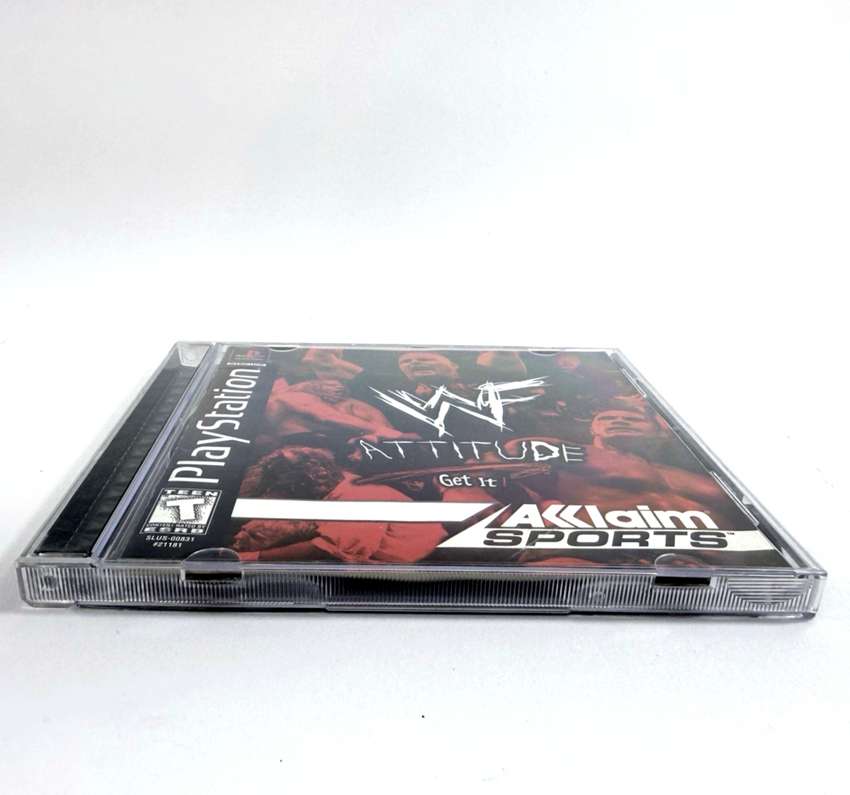 WWF Attitude (PlayStation 1, 1999) Game Case Manual - Tested and Working