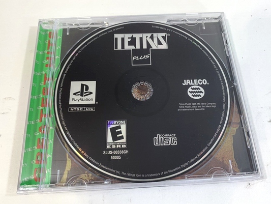 Tetris Plus (Sony PlayStation 1, 1996) Game And Case - Tested
