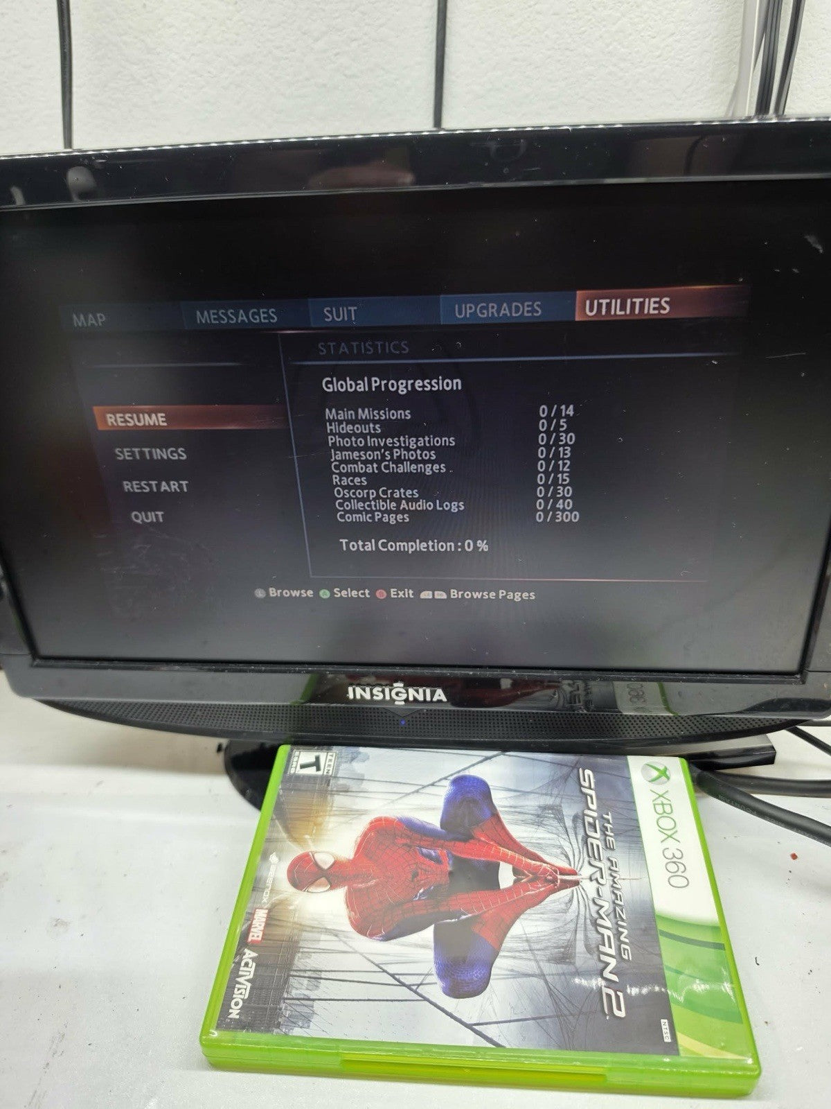 The Amazing Spider-Man 2 (Microsoft Xbox 360, 2014) Game and Case - Tested