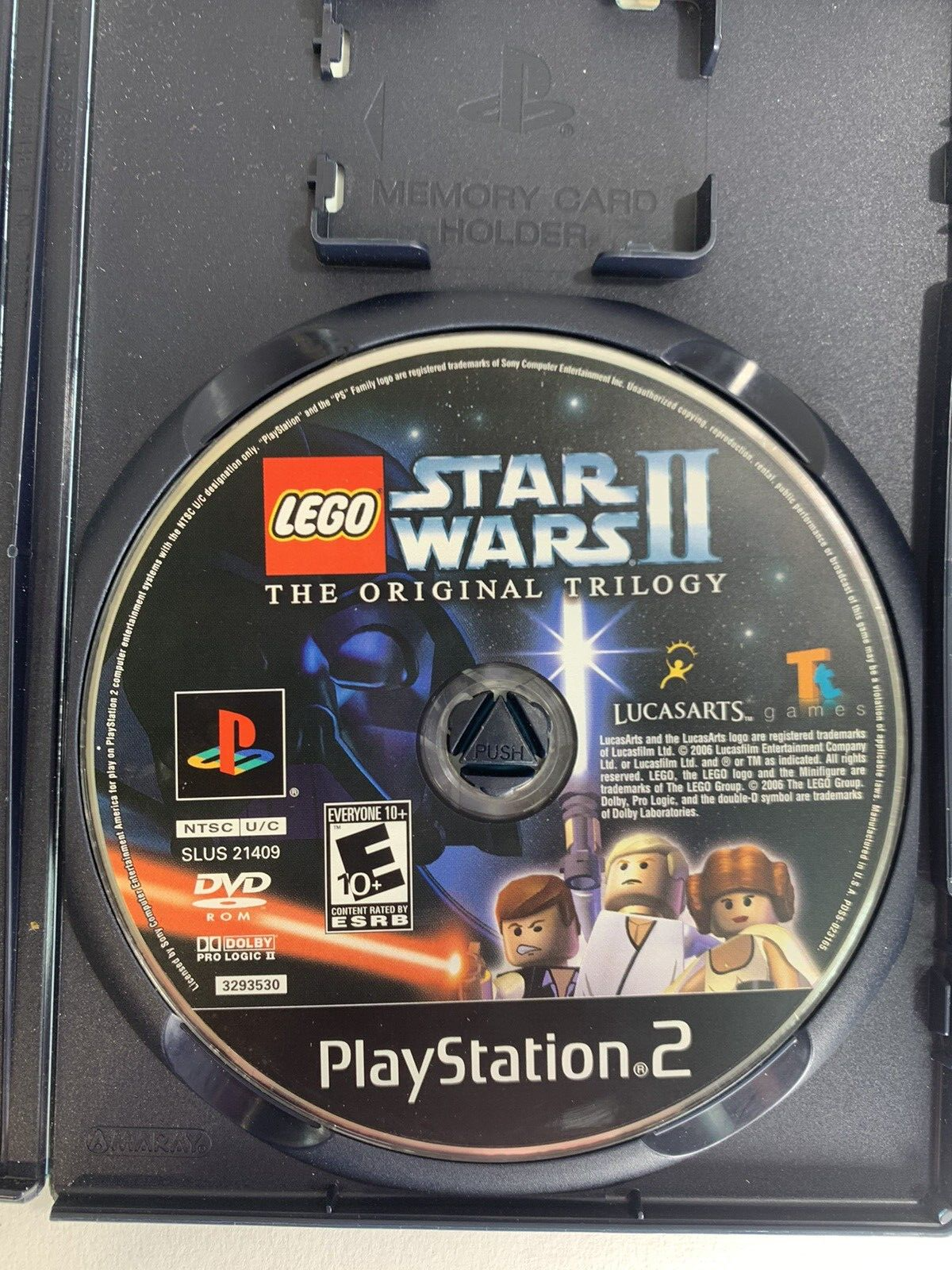 LEGO Star Wars II: The Original Trilogy (PlayStation 2, 2006) Game Case Manual