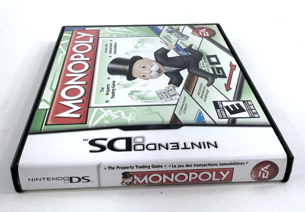 Monopoly (Nintendo DS, 2010) Game Case Manual Insert - Tested and Working
