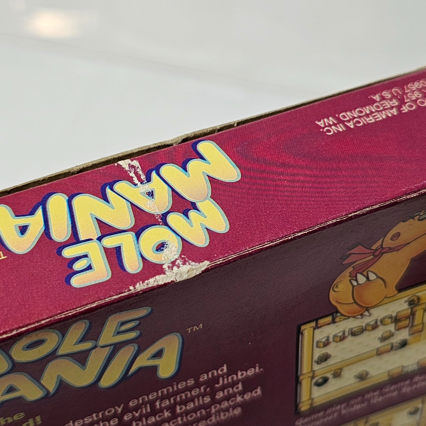 Mole Mania (Nintendo Gameboy, 1997) Game Case Manual Inserts - Tested