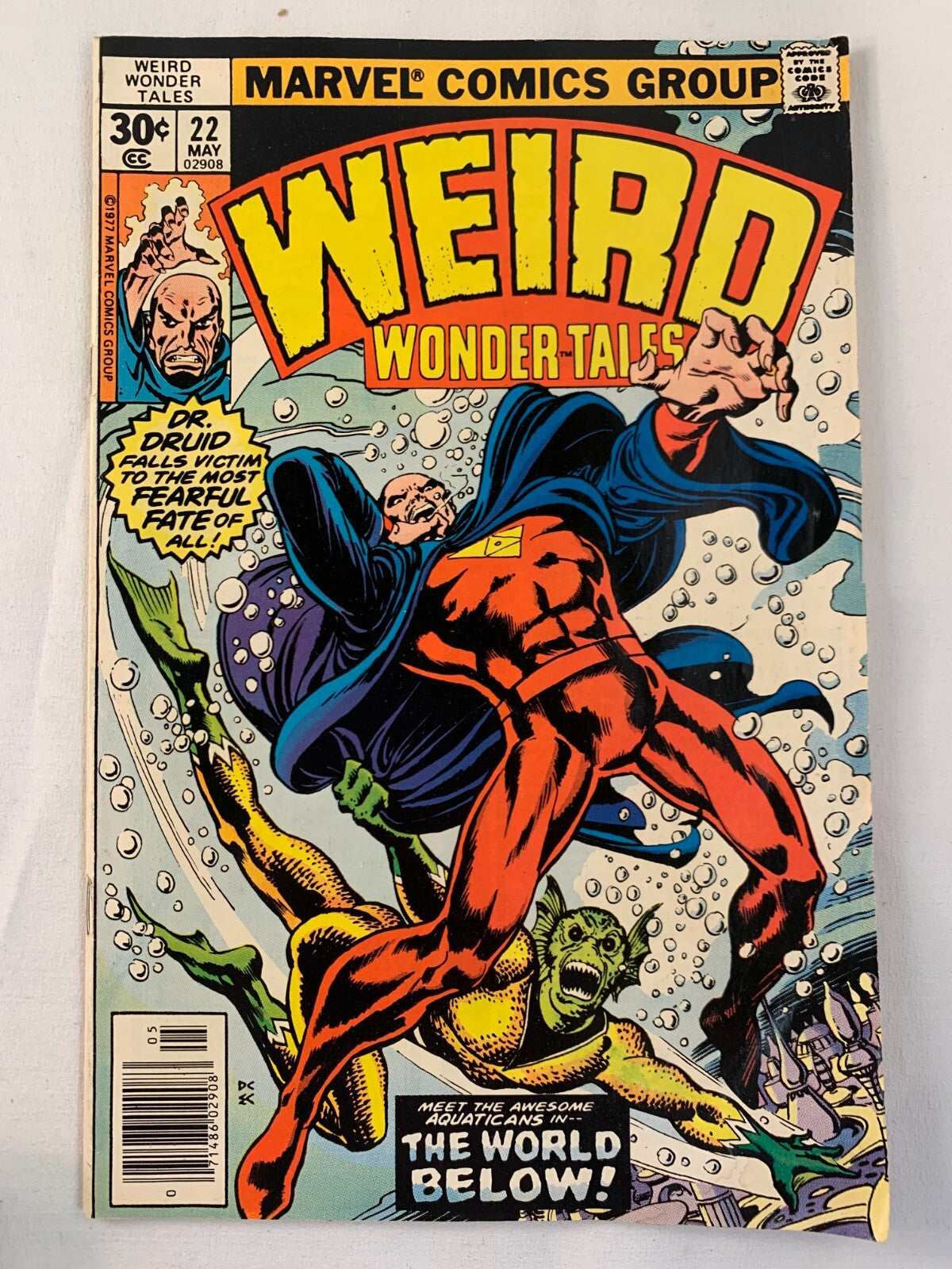 Weird Wonder Tales #22 VF- Marvel Horror Comic Book May 1975 Bronze Age 
