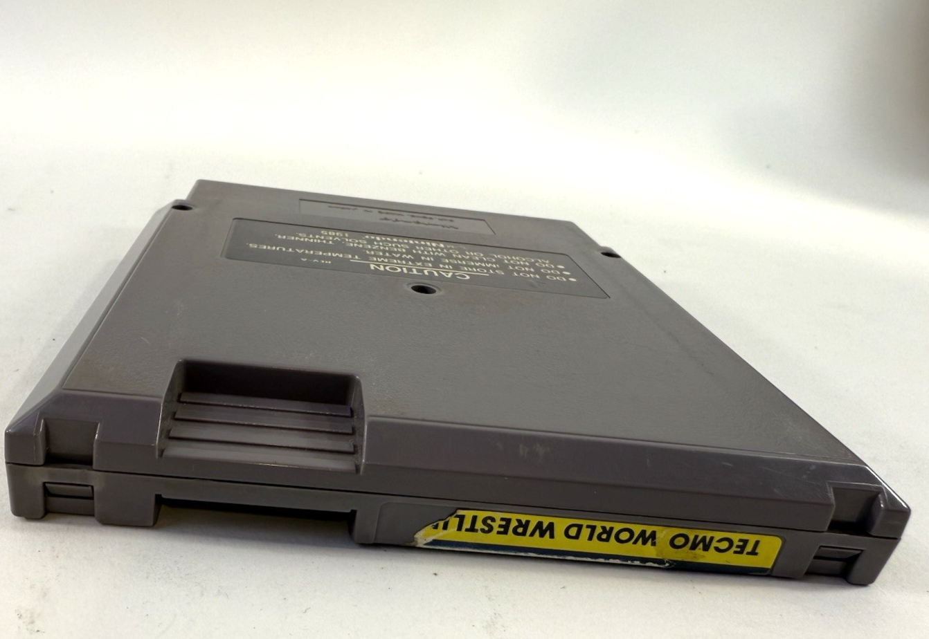 Tecmo World Wrestling (Nintendo NES, 1990) Game Cartridge - Tested and Working