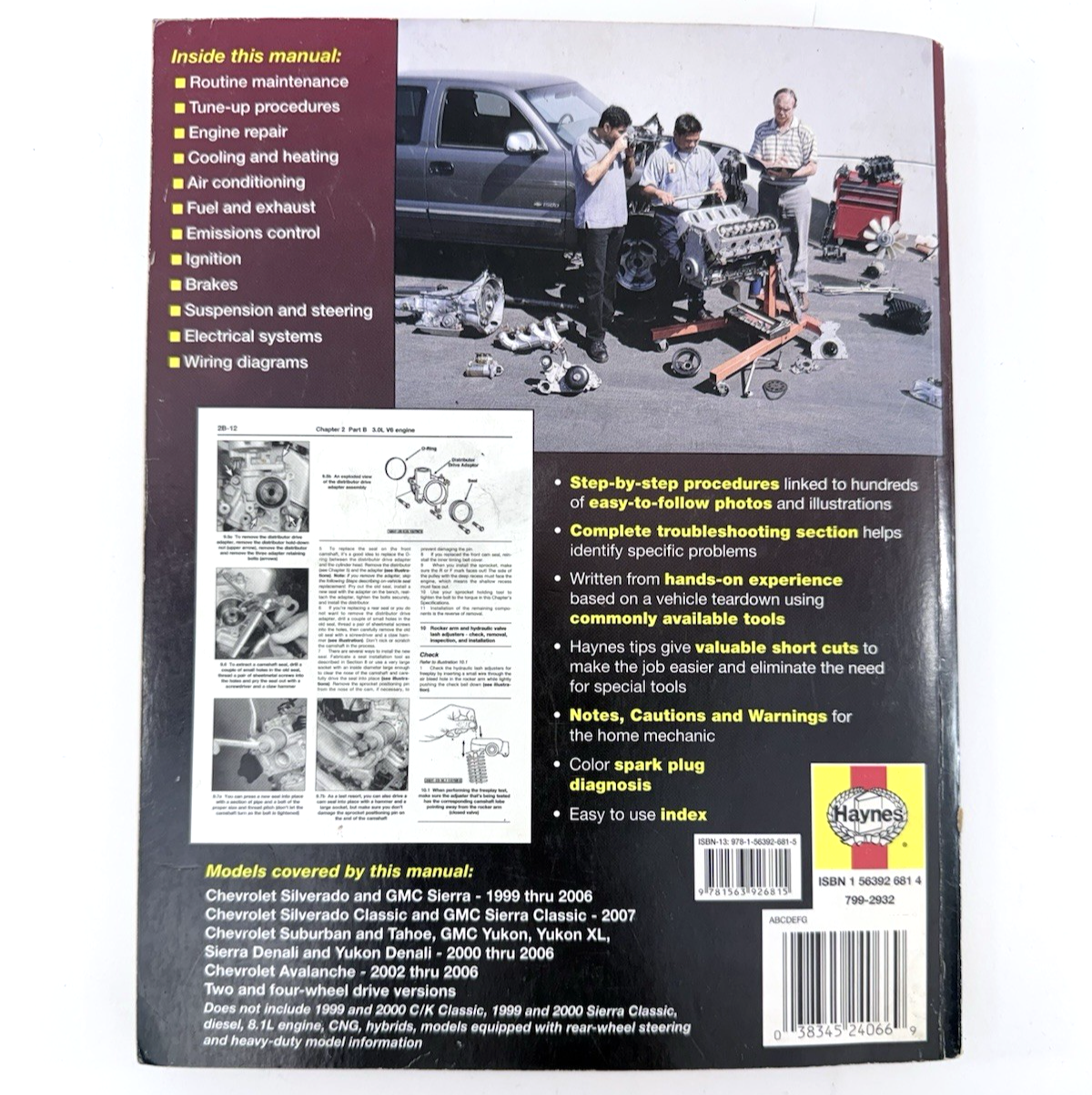 Haynes Chevrolet Silverado GMC Sierra  1999-2006 Repair Shop Manual 24066