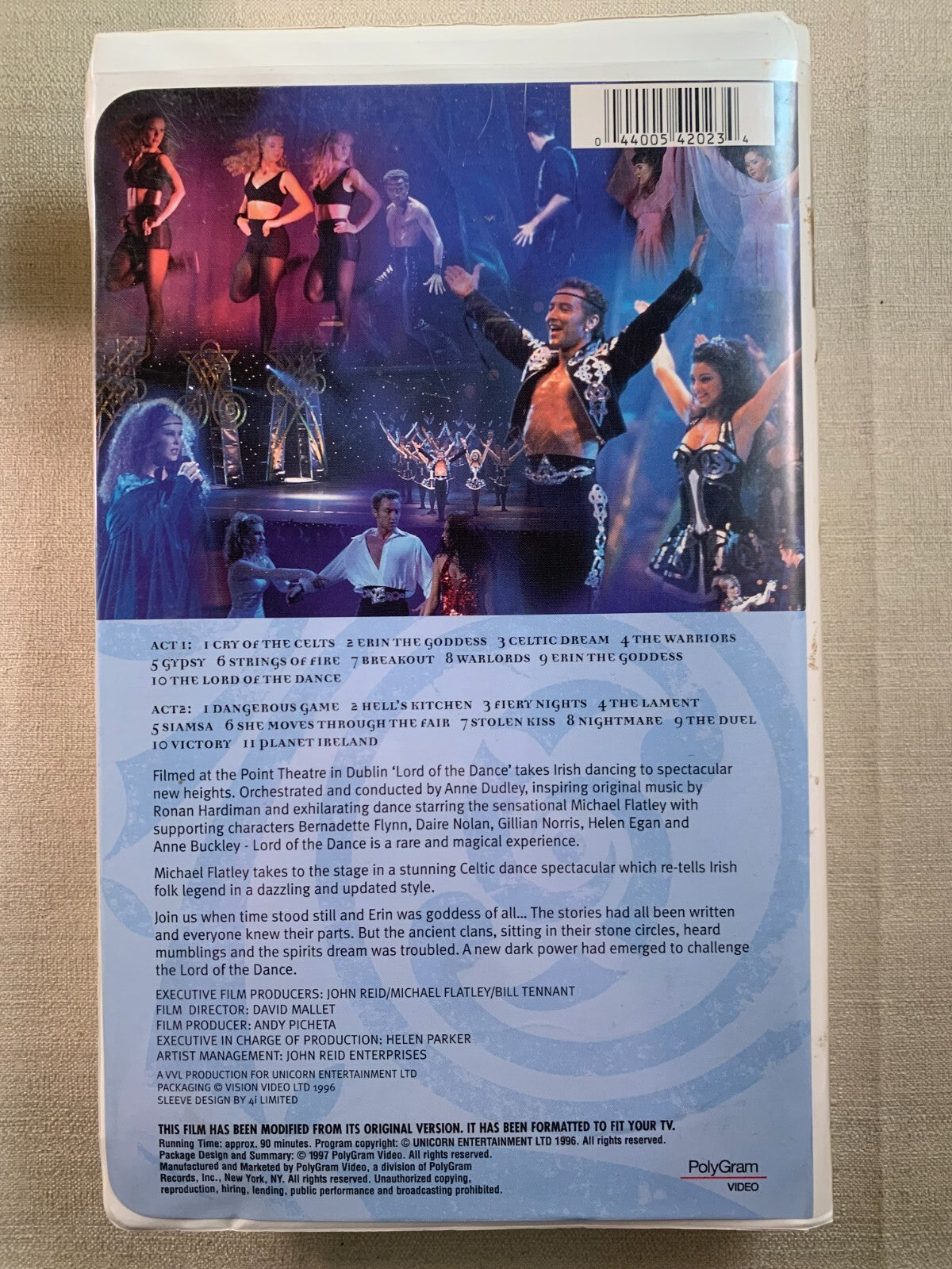 Lord of the Dance (VHS, 1997) Clam Shell Case