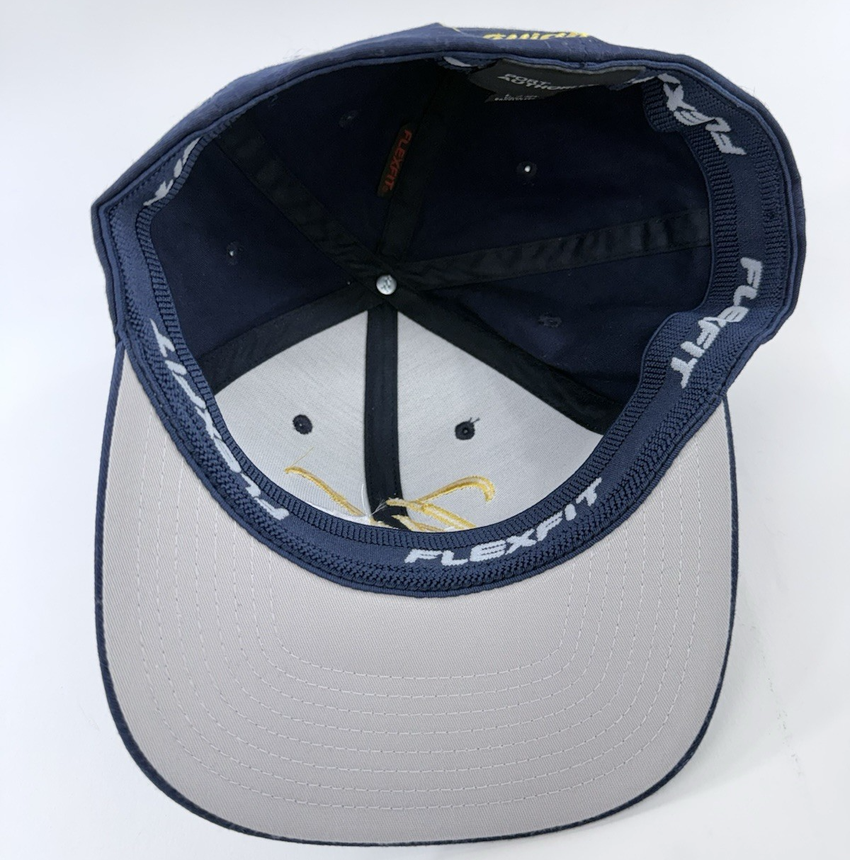 William Hill Flexfit Hat L/XL Navy Embroidered UK Sports Betting Promo Cap