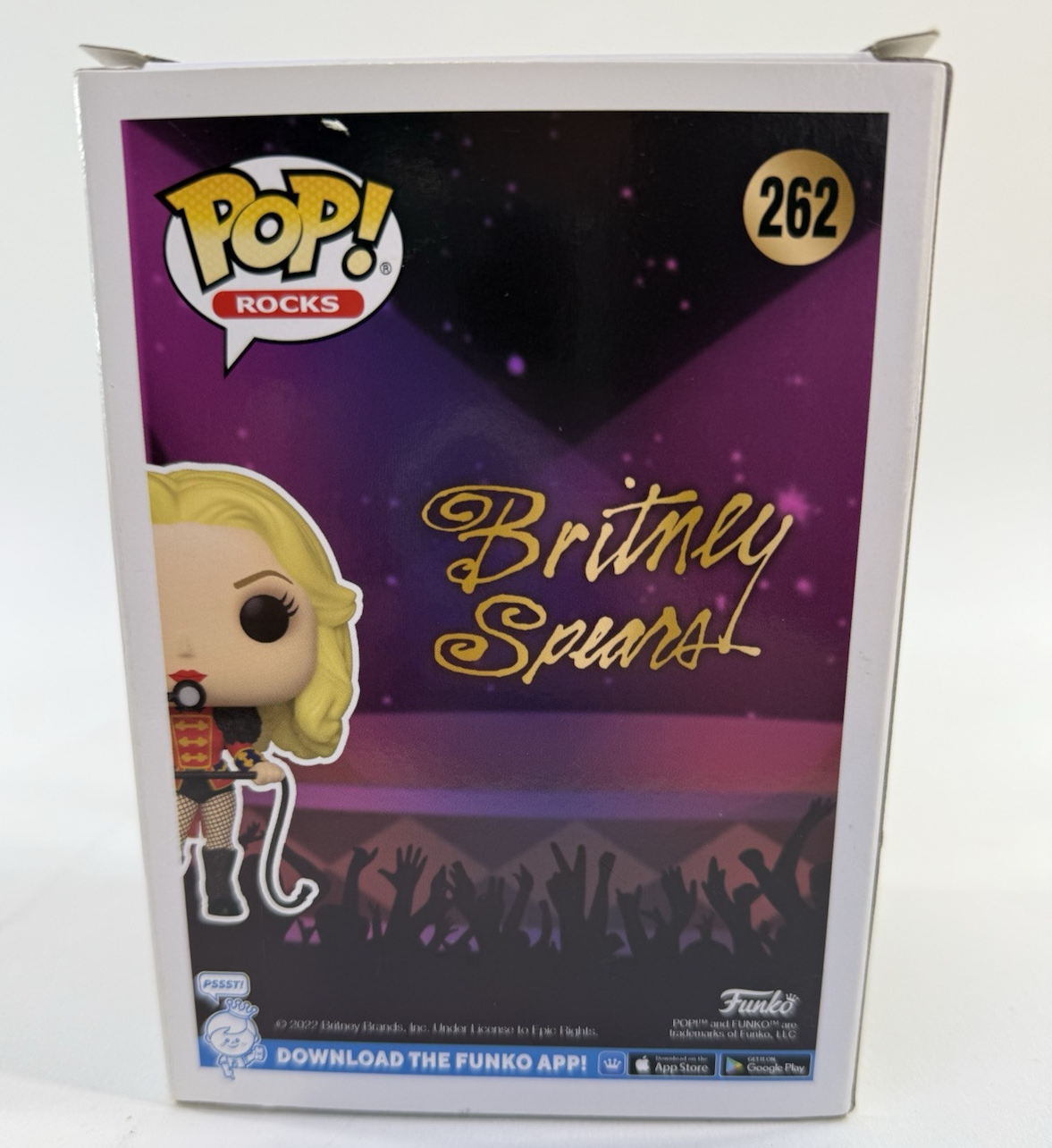 Funko Pop! Rocks Britney Spears #262 Circus Costume 4.5" Vinyl Figure in Box