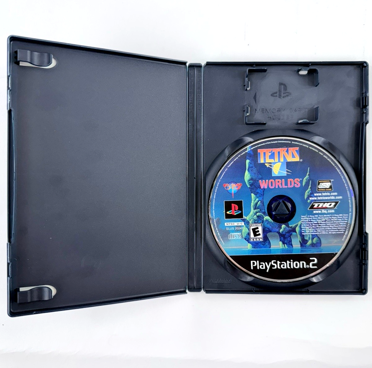 Tetris Worlds -- Roger Dean Variant (PlayStation 2, 2002) Game and Case - Tested