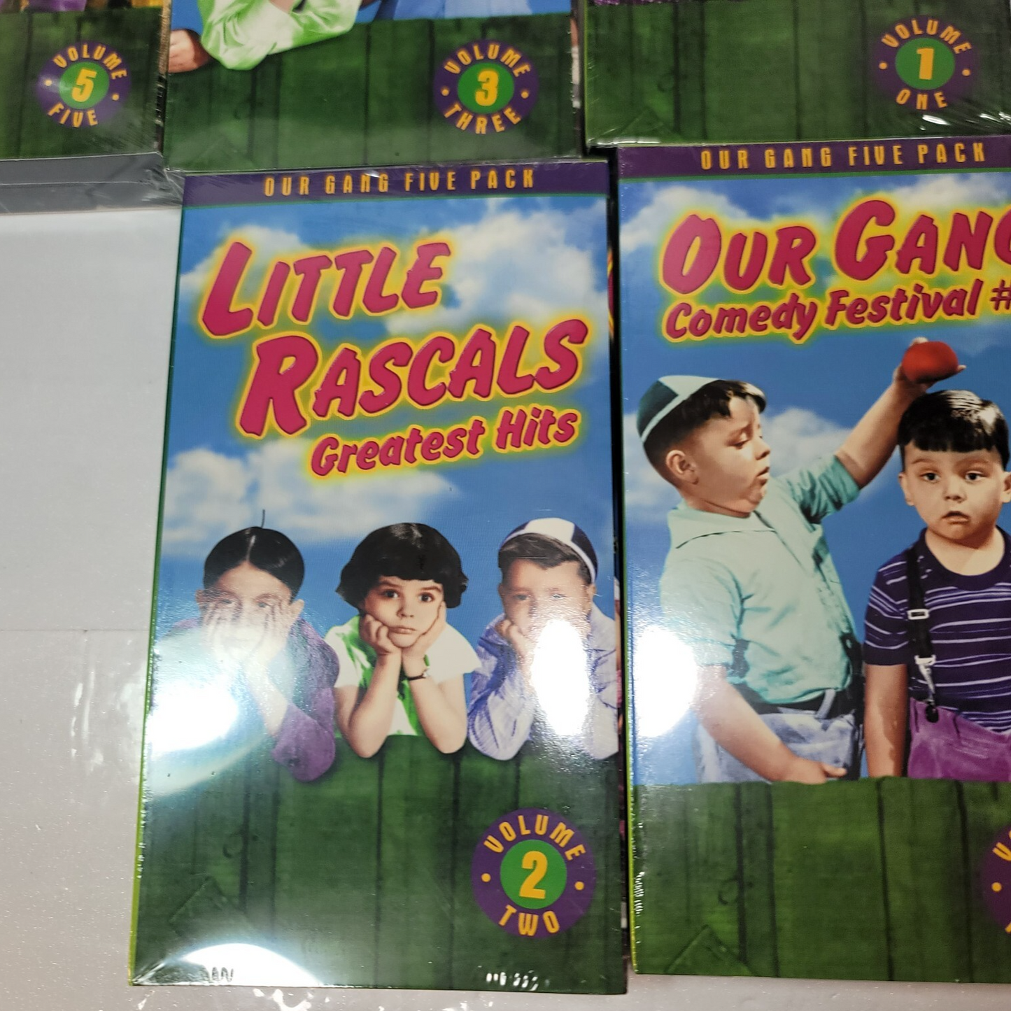 Little Rascals Our Gang Collector Series (VHS, 1999, 5-Tape Box Set) New, Sealed