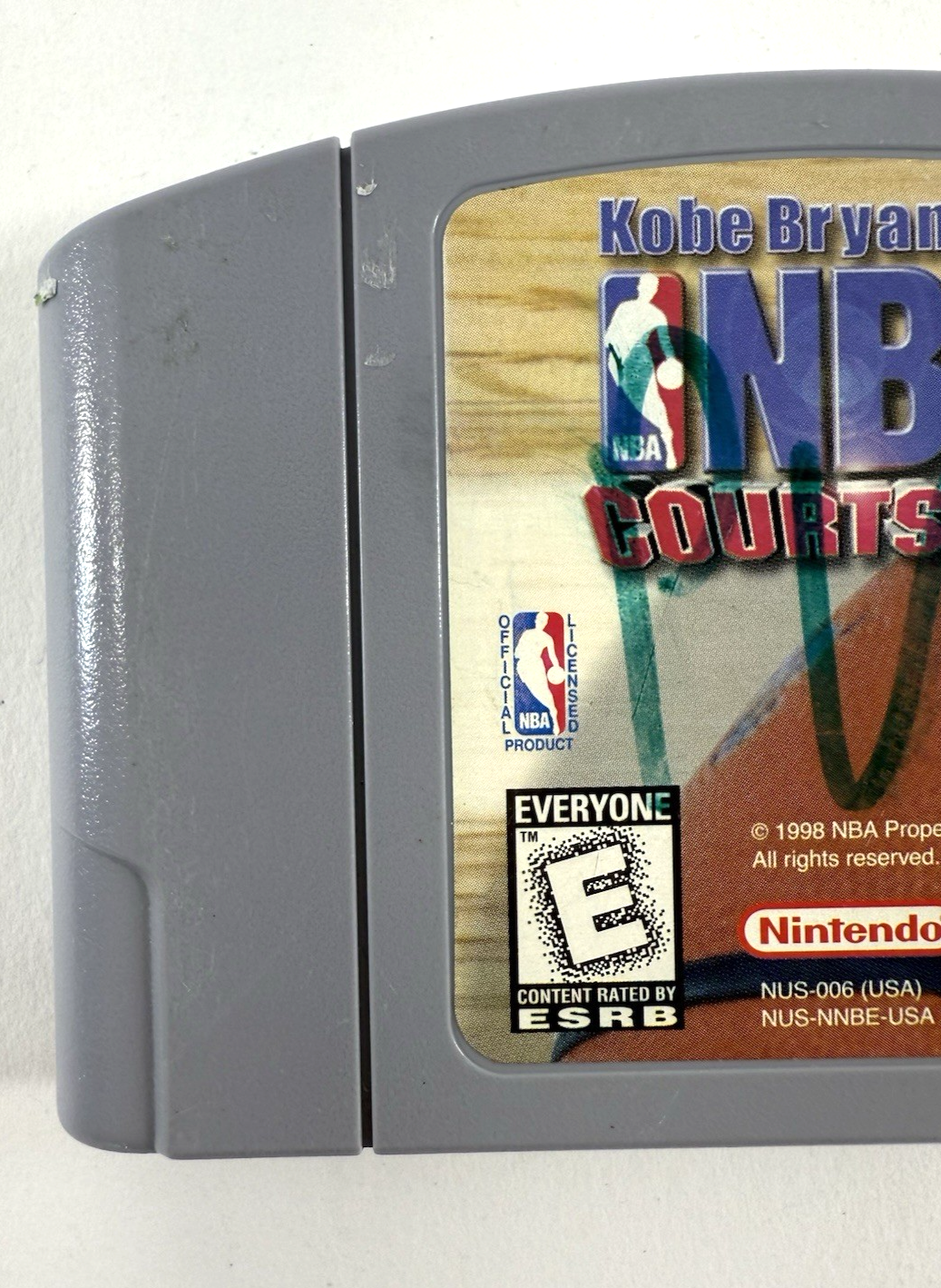 Kobe Bryant in NBA Courtside  (Nintendo 64, 1998) Game Cartridge - Tested