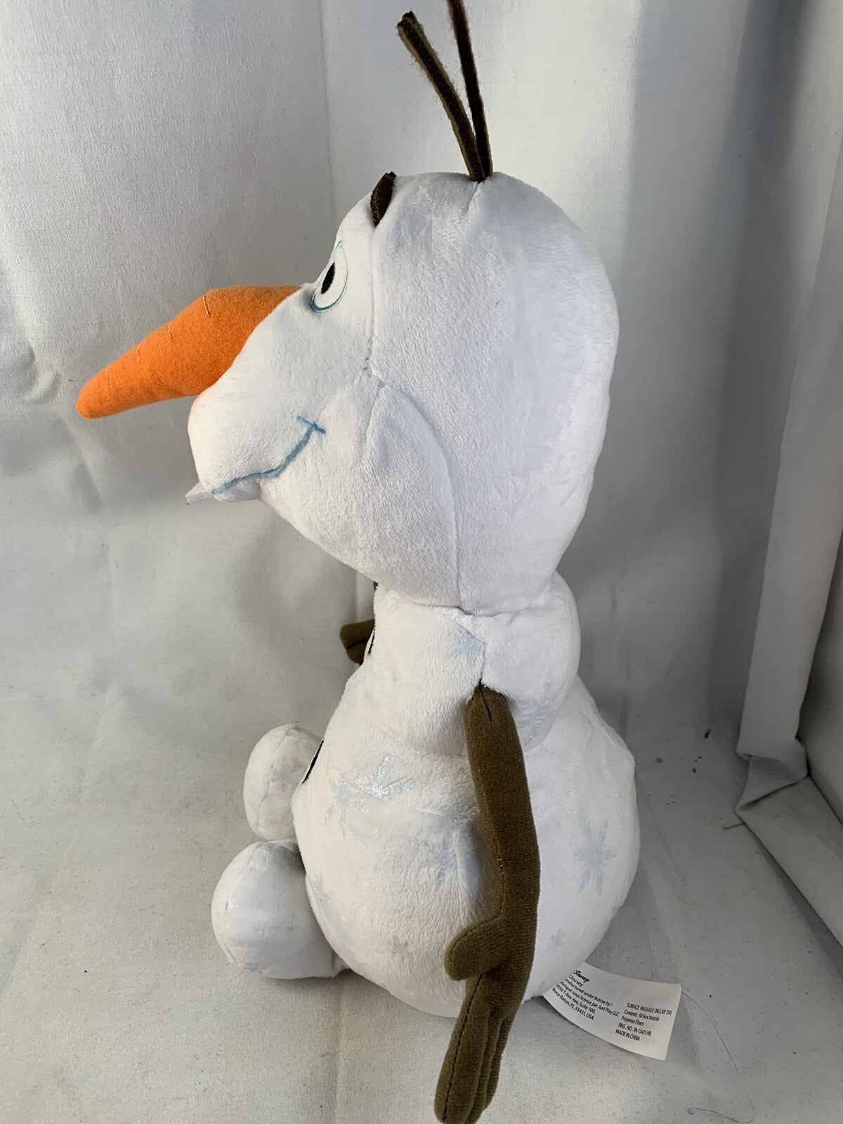 Disney Frozen 2 Olaf Plush Snowflake Sparkles Snowman 13" Plush Toy Frozen II