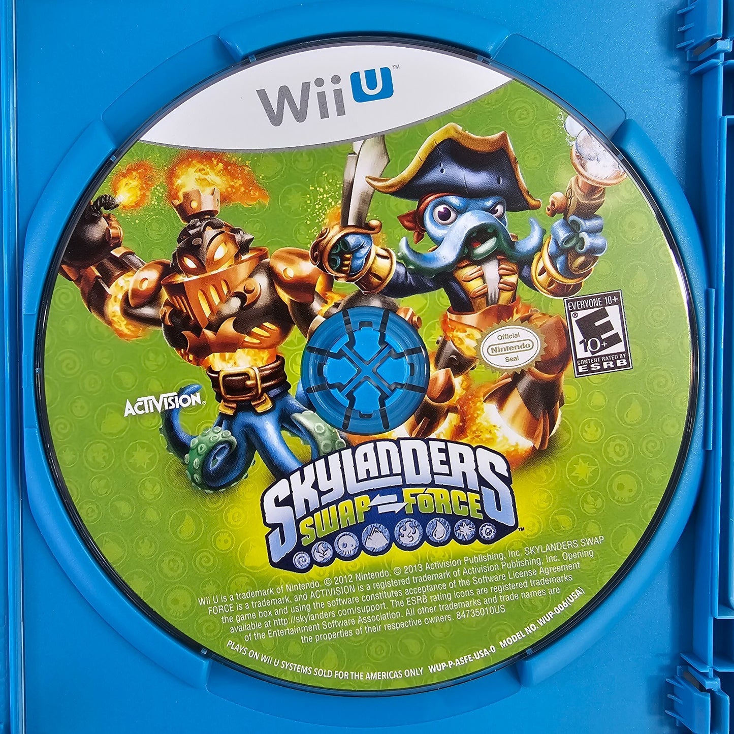 Skylanders: Swap Force (Nintendo Wii U, 2013) Game Case Manual - Tested