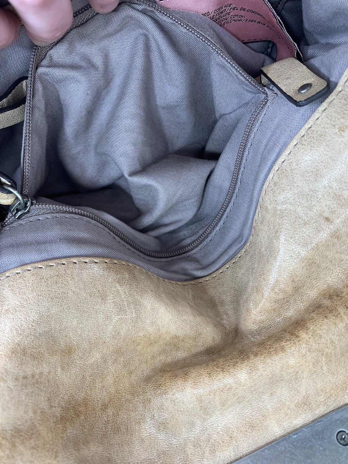 Juicy Couture Genuine Leather Tan Brown Clutch RN52002/CA16396