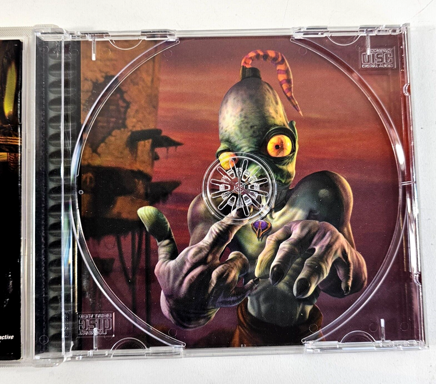 Oddworld: Abe's Oddysee (Sony PlayStation, 1997) Game Case Manual Registration