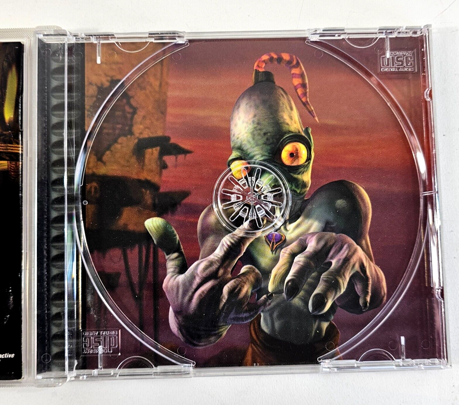 Oddworld: Abe's Oddysee (Sony PlayStation, 1997) Game Case Manual Registration