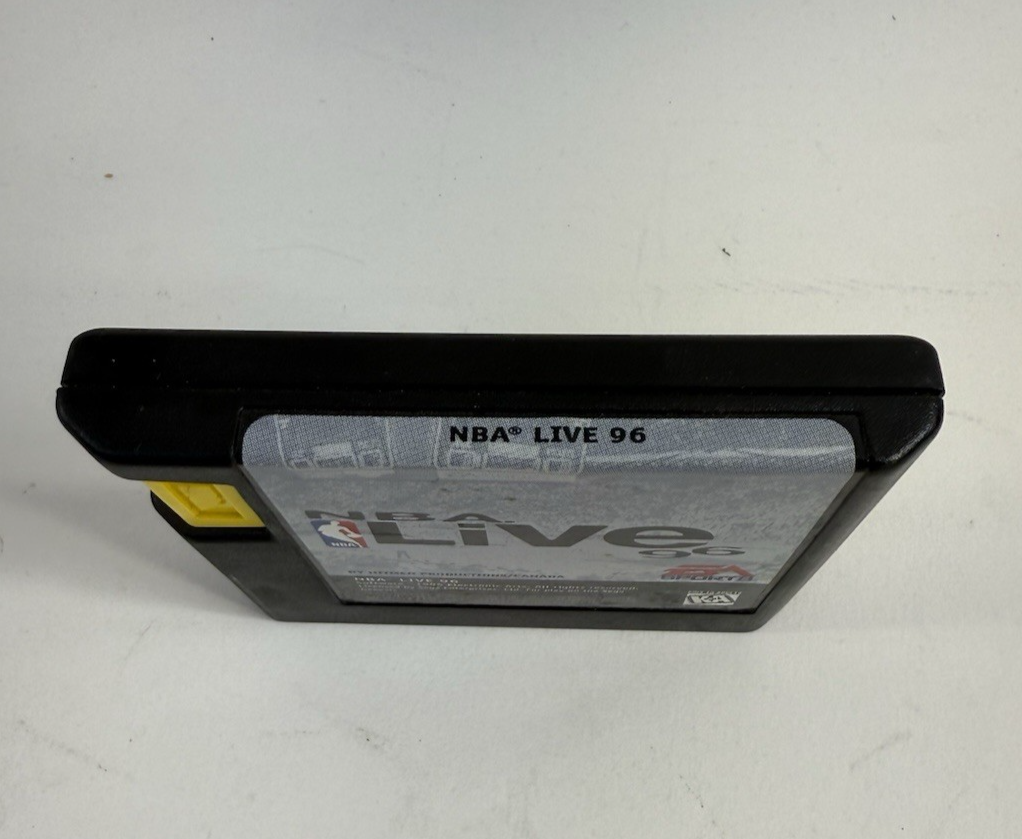 NBA Live 96 (Sega Genesis, 1995) Game Case Manual Inserts Registration - Tested