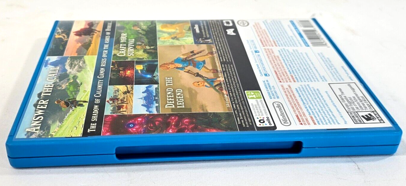 The Legend of Zelda: Breath of the Wild (Wii U, 2017) Game Case Manual - Tested