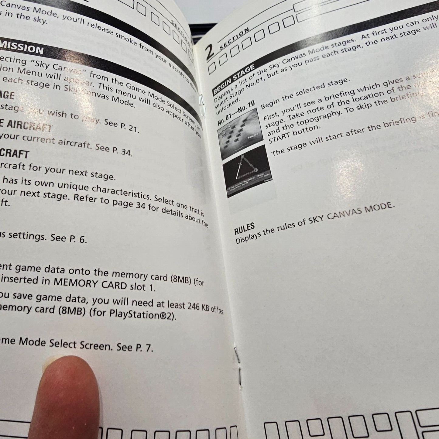 Sky Odyssey (Sony PlayStation 2, 2000) Game, Case, Manual - Tested