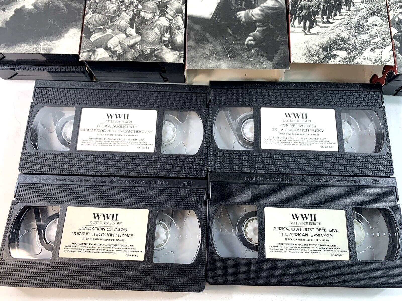 Rise And Fall Of The Nazi Empire (4 Military VHS box sets) Warbirds of WWII +2