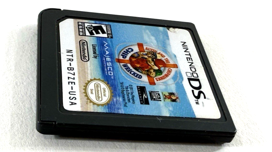 Alvin and the Chipmunks: Chipwrecked (Nintendo DS, 2011) Game Cartridge - Tested
