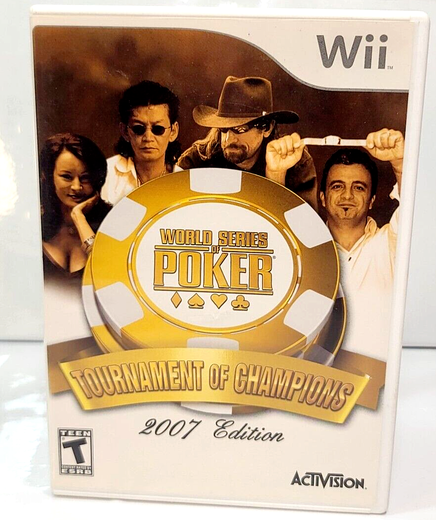 World Series of Poker: Tournament of Champions (Wii, 2006) Game Case Manual
