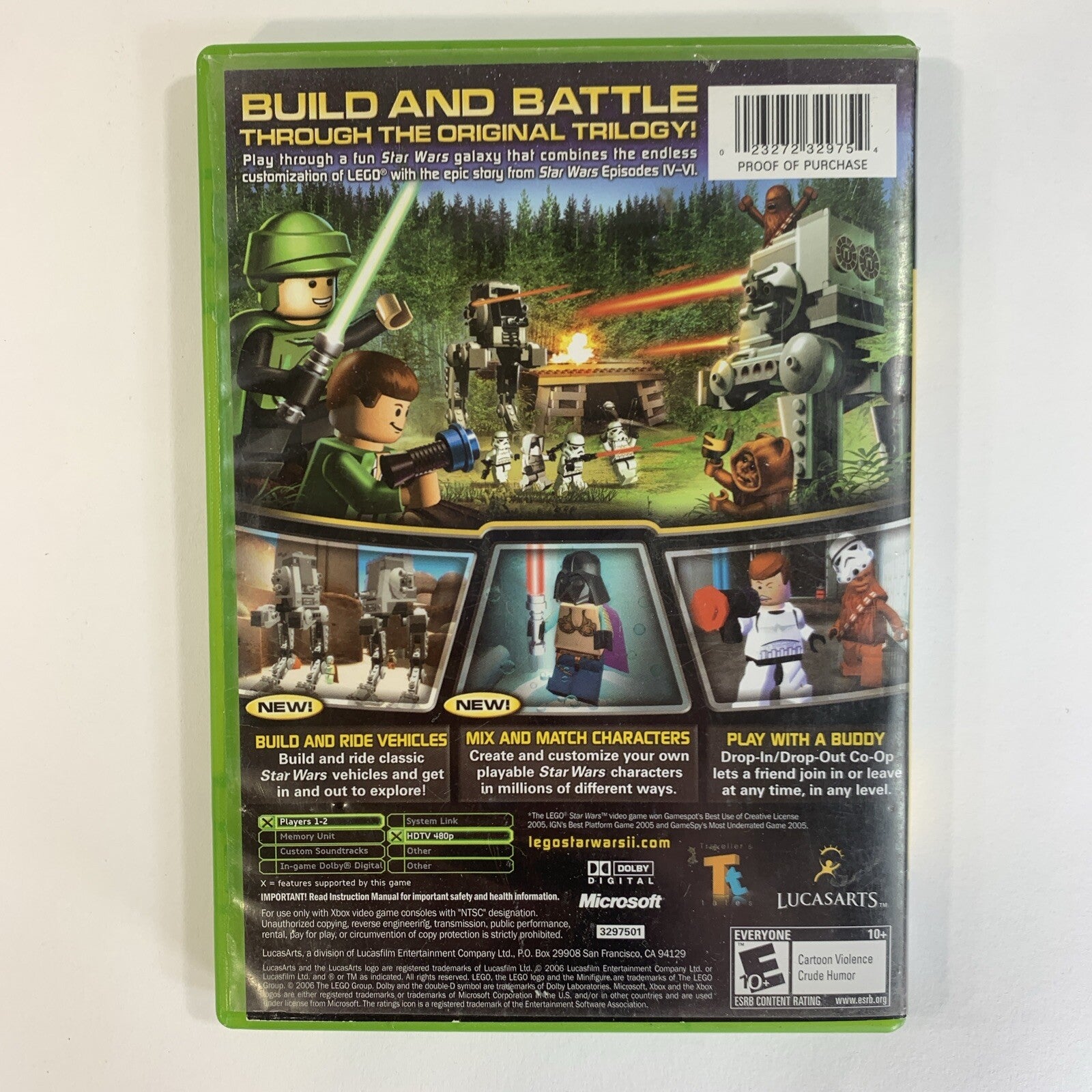 Lego Star Wars/Lego Star Wars II (Microsoft Xbox Bundle) - Tested