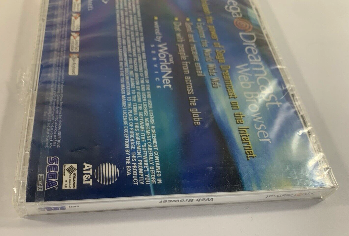 SEGA Dreamcast Web Browser (Sega Dreamcast, 1999) New, Sealed - Read
