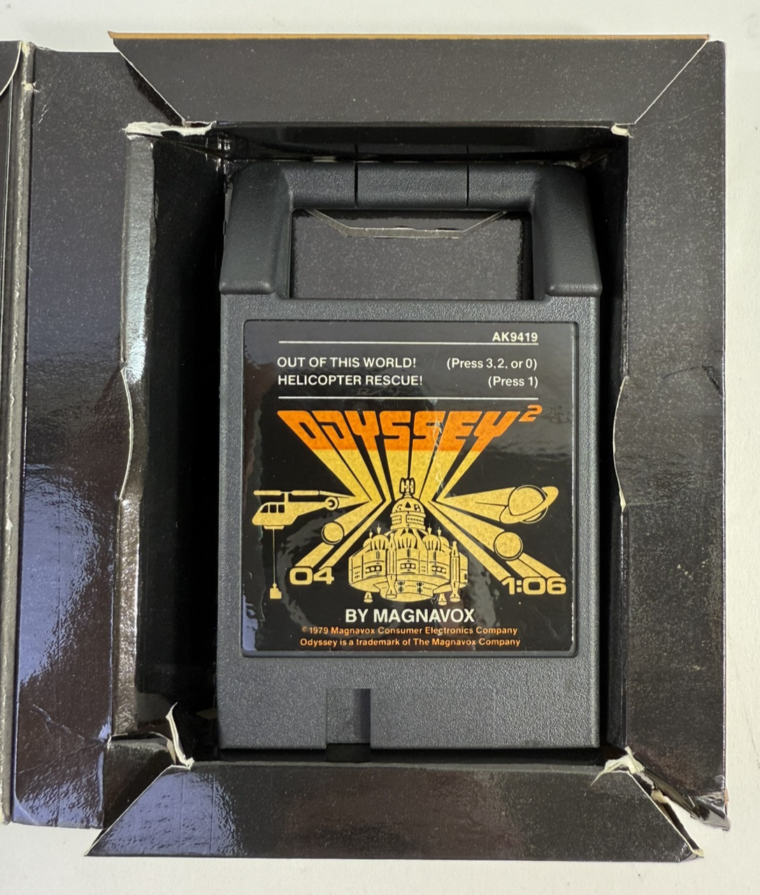 Out of This World/Helicopter Rescue (Odyssey 2/Videopac, 1979) Game Box Manual