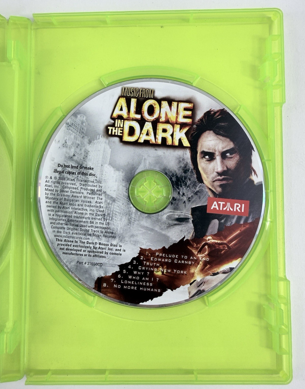 Alone in the Dark Soundtrack Ed. (Xbox 360, 2008) Discs, Case, Manual - Tested