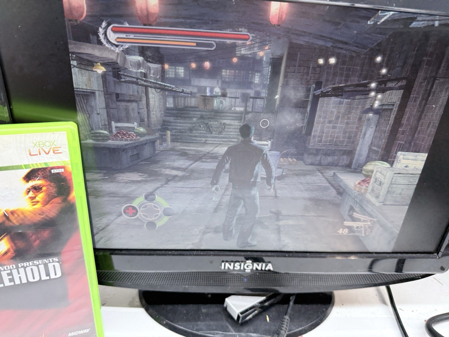 Stranglehold (Microsoft Xbox 360, 2007) Game Case Manual Art Book Registration