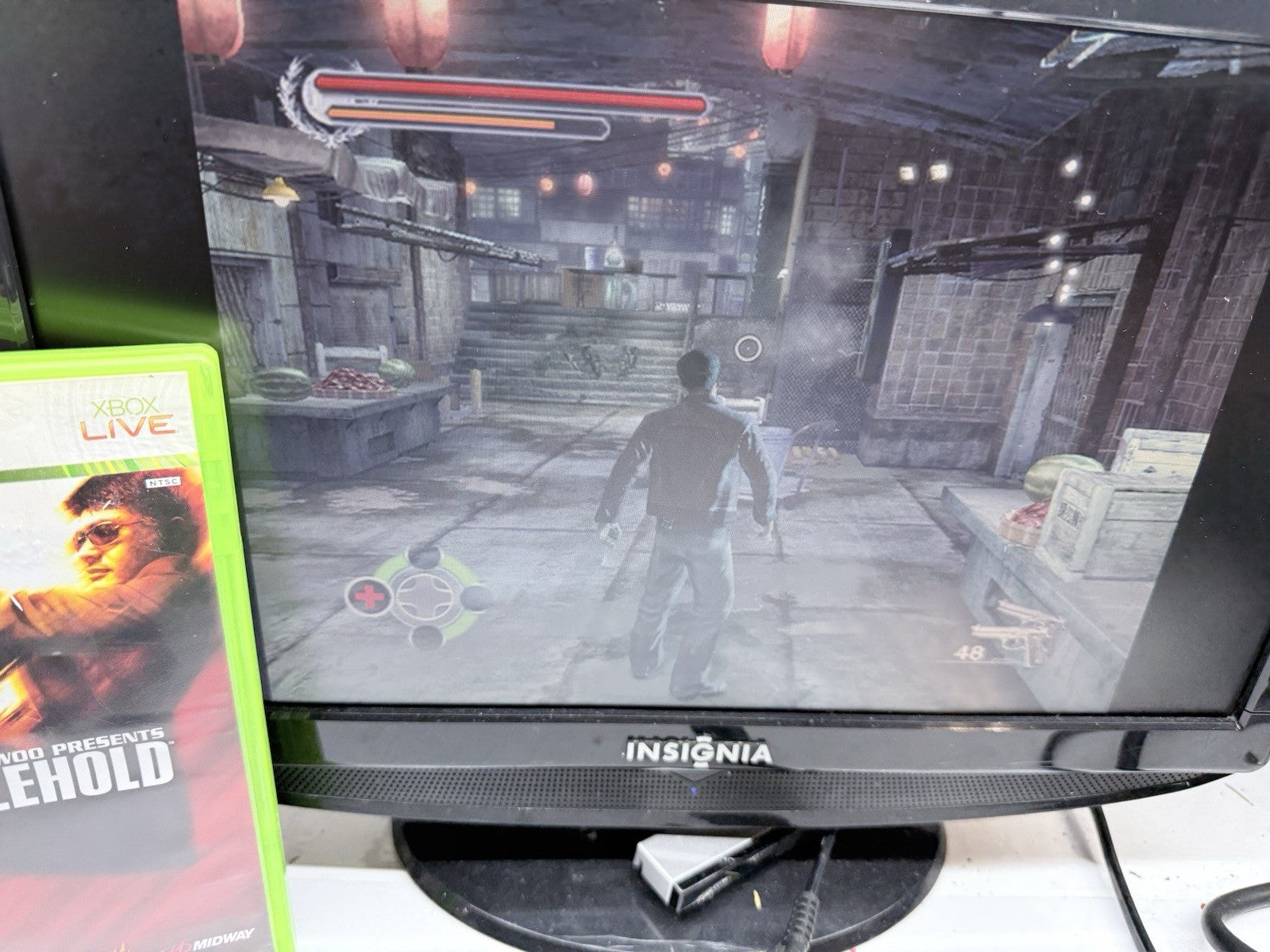 Stranglehold (Microsoft Xbox 360, 2007) Game Case Manual Art Book Registration