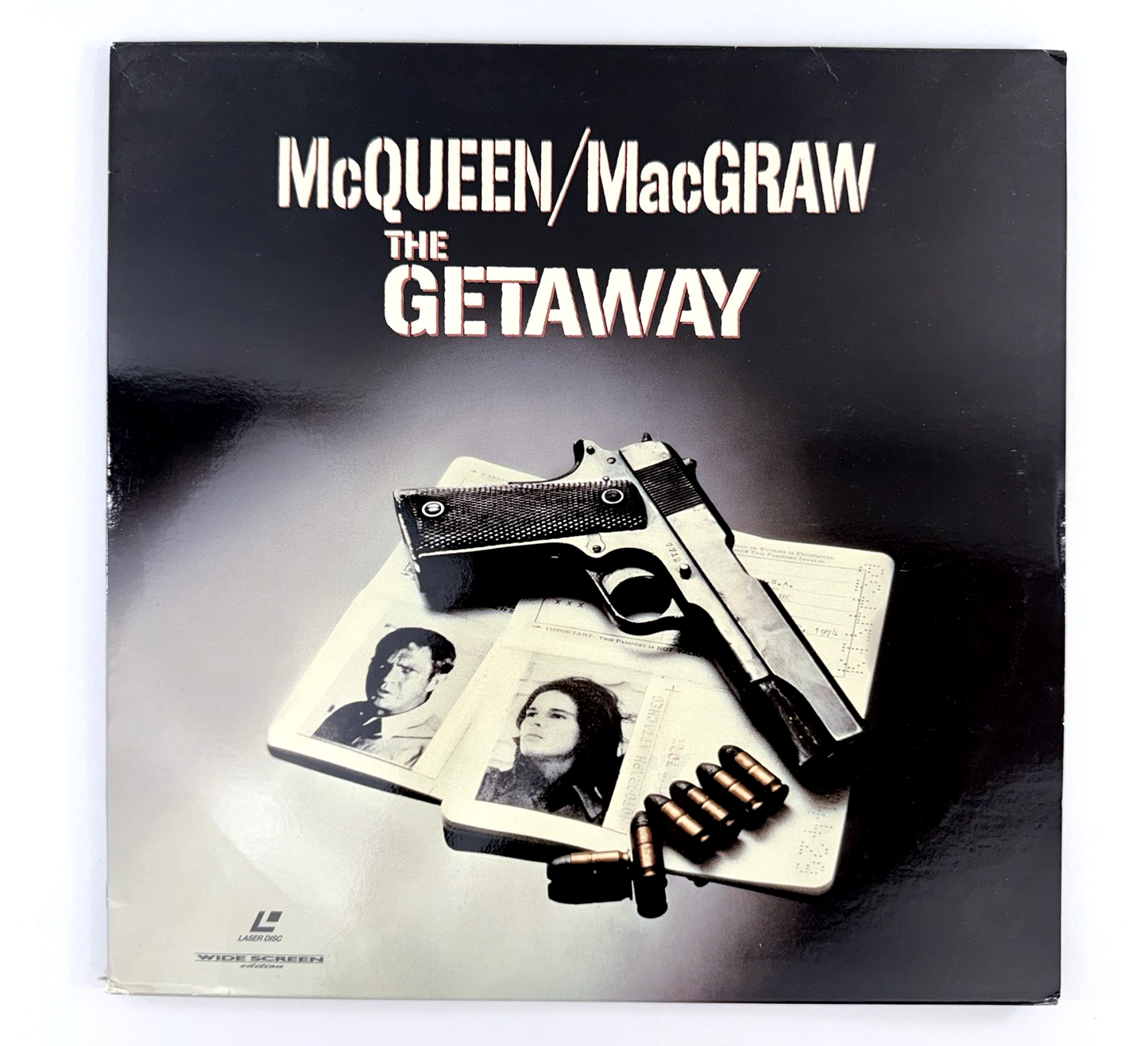 The Getaway (Widescreen Extended Play Laserdisc, 1995) - Steve McQueen 1972 Film