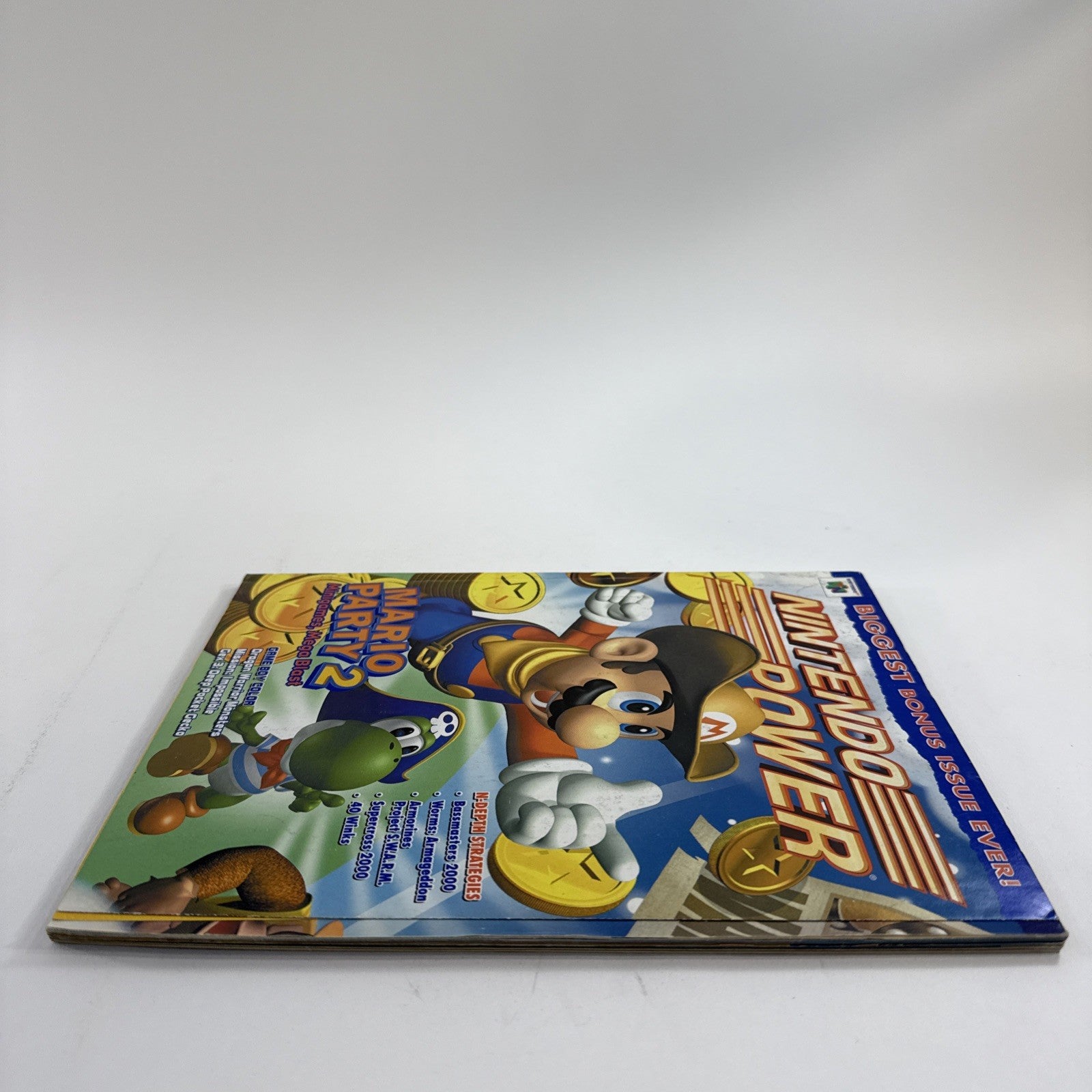 Nintendo Power Magazine Jan. 2000 Vol. 128 Mario Party 2 w/Poster & Comic