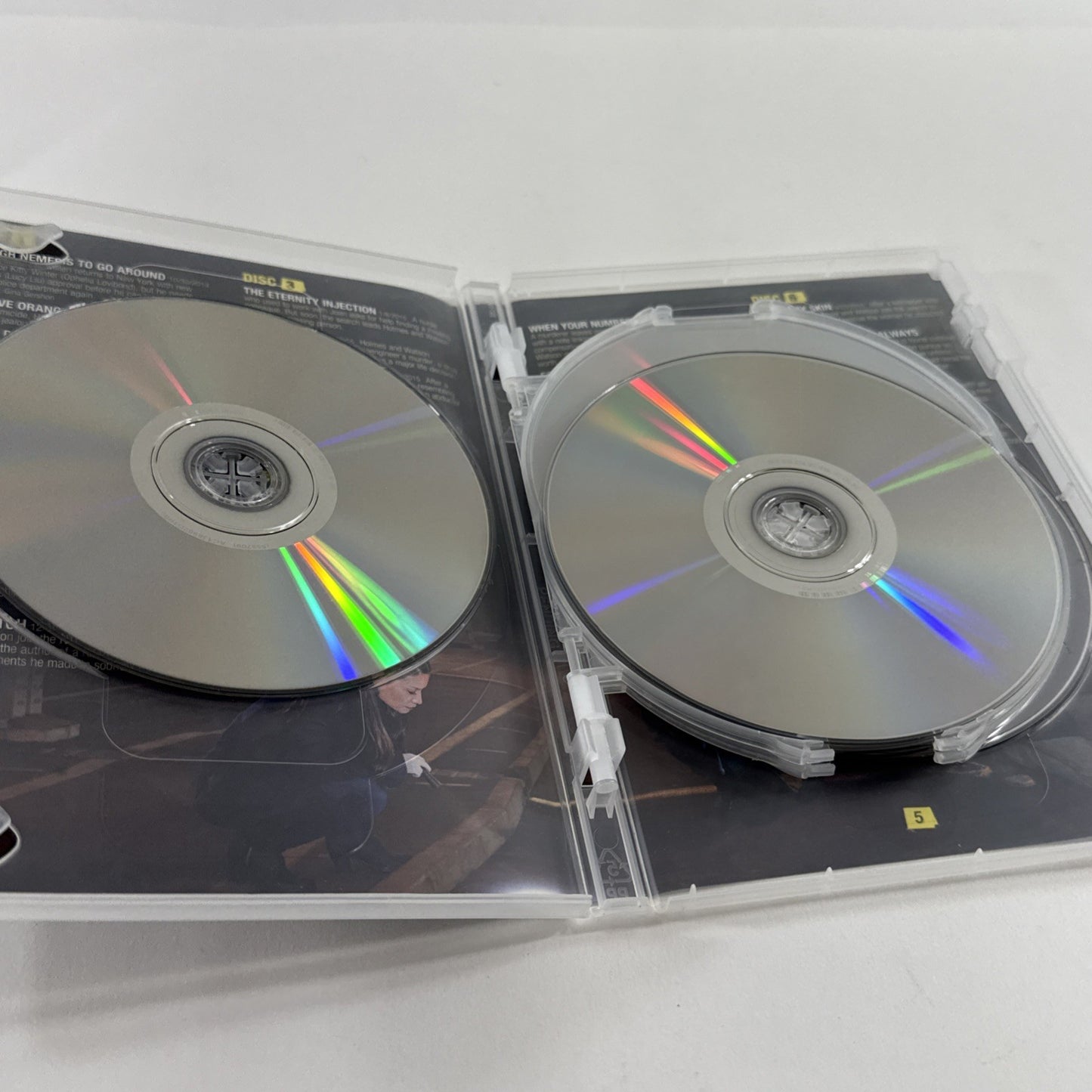 Elementary: Seasons 1-3 (DVD, 2015, 18-Disc Set) Tested and Working