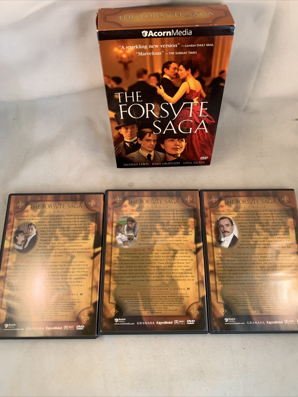 The Forsyte Saga - Series 1 (DVD, 2002, 3-Disc Set, Three Disc Boxed Set)