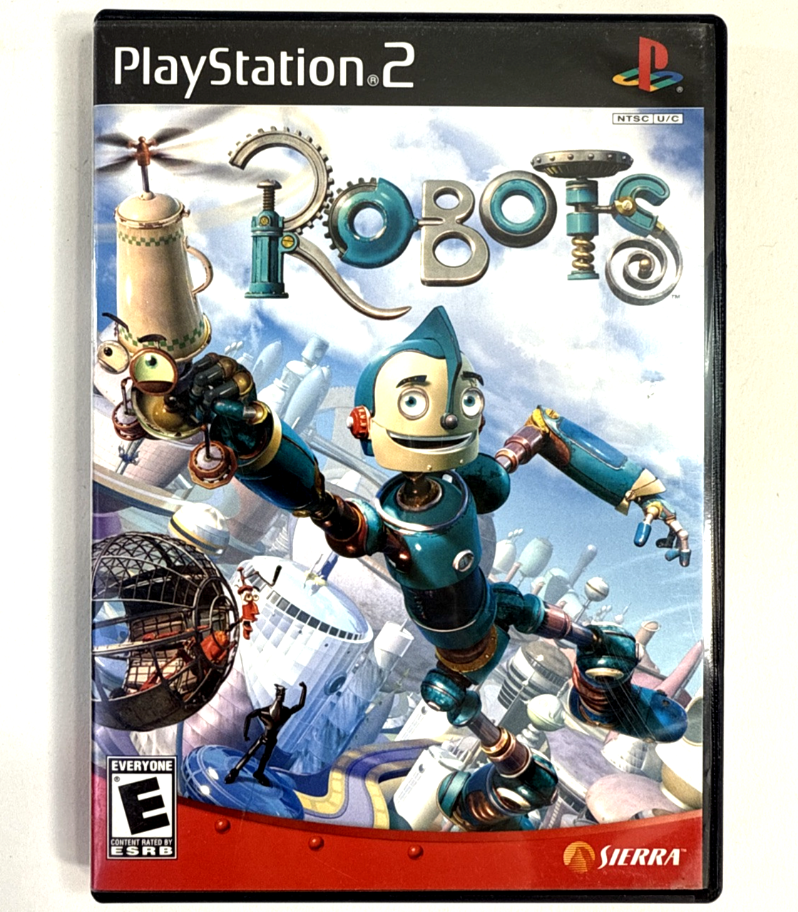 Robots (Sony PlayStation 2, 2005) Game Case Manual - Tested and Working