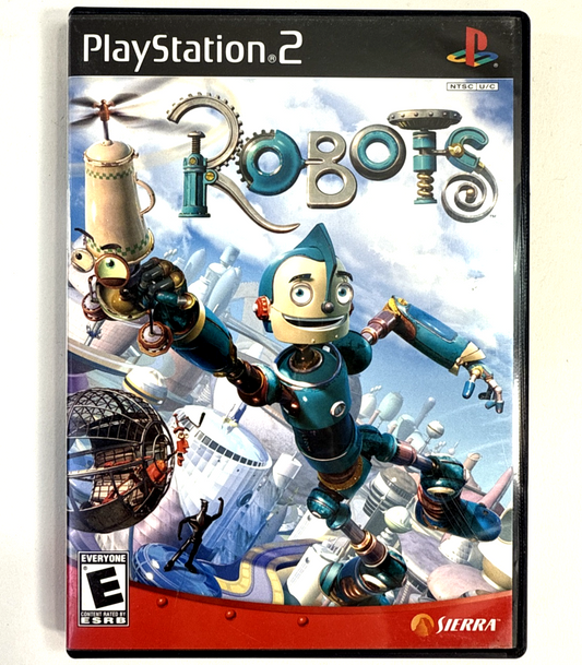 Robots (Sony PlayStation 2, 2005) Game Case Manual - Tested and Working