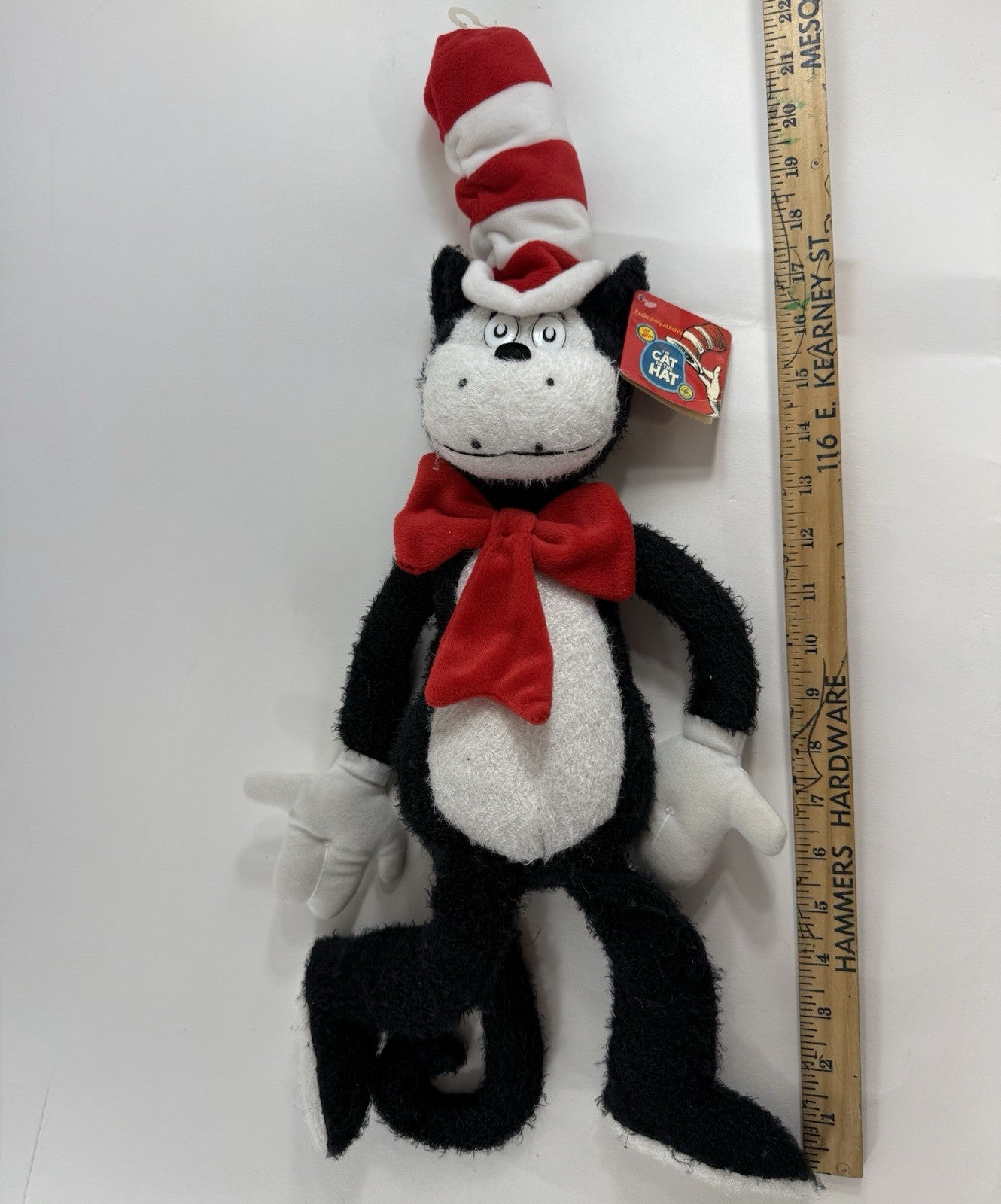 Kohl's Cares 2003 Dr. Seuss’ The Cat in The Hat 23" Movie Plush With Tags