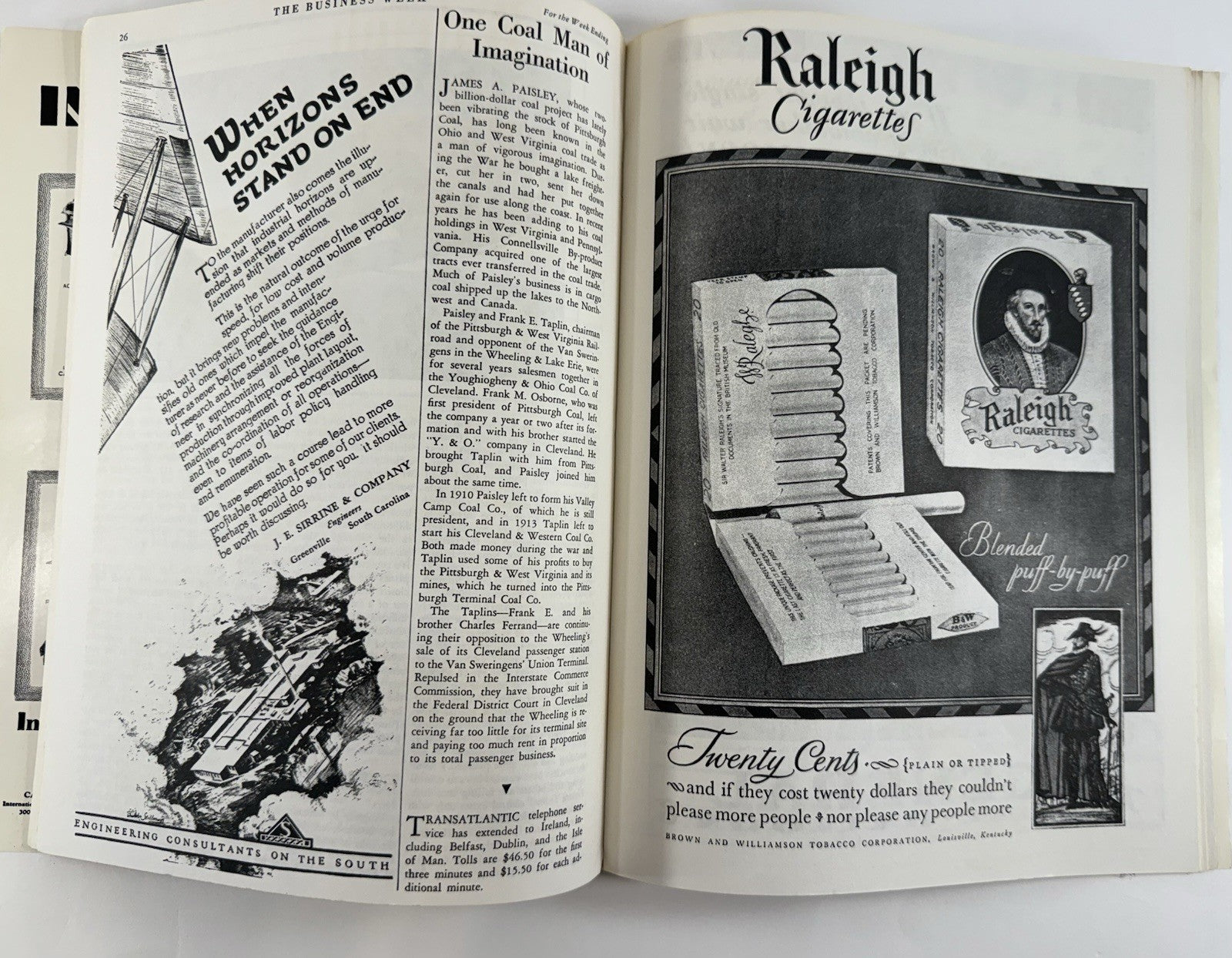 The Business Week - September 7, 1929 - McGraw-Hill - First Issue 1960s Reprint