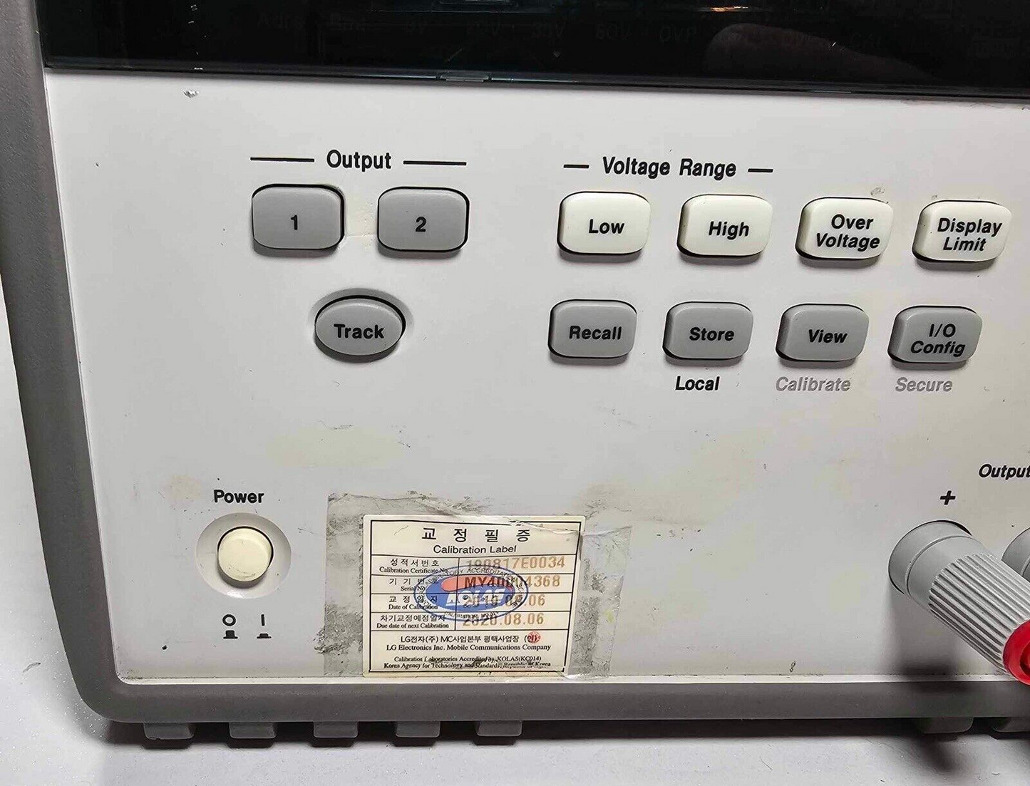 Agilent E3648A Dual Output DC Power Supply 0-8V,5A/0-20V,2.5A - Tested - 4368
