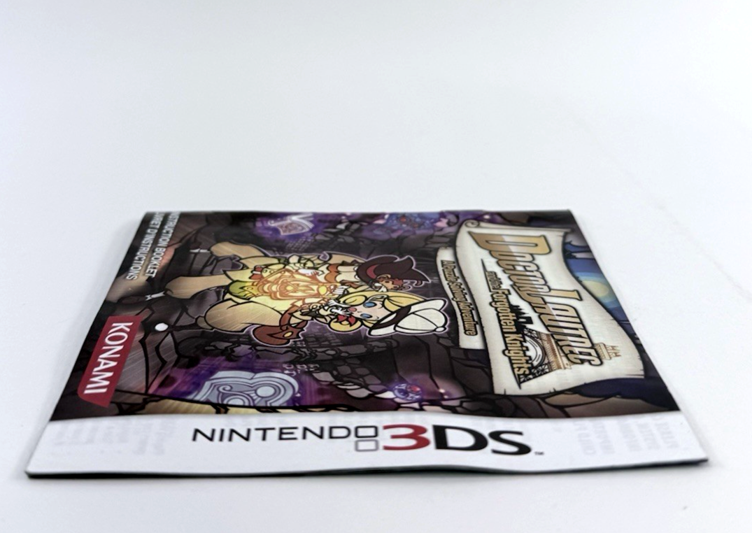 Doctor Lautrec and the Forgotten Knights (Nintendo 3DS, 2011) Game and Manual