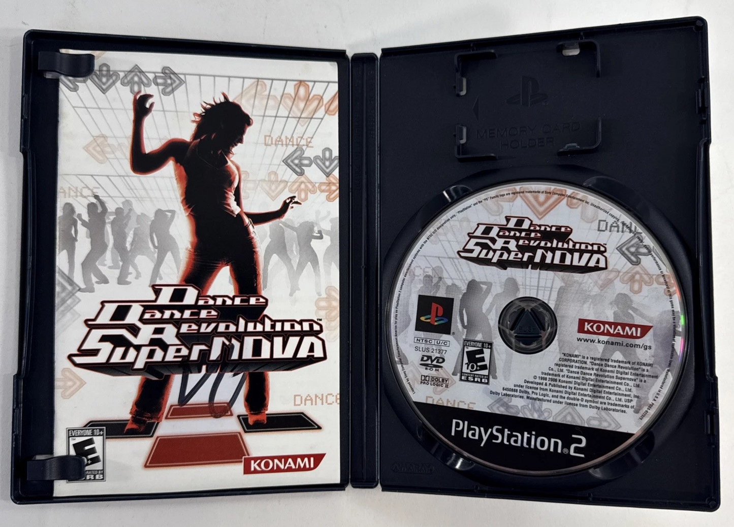 Dance Dance Revolution SuperNova (PlayStation 2, 2006) Game Case Manual - Tested