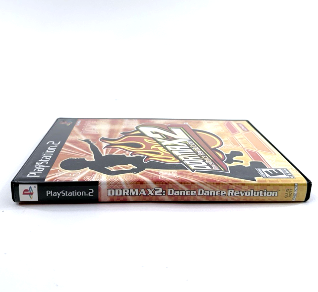 DDRMAX2: Dance Dance Revolution (PlayStation 2, 2003) Game, Case, Manual -Tested