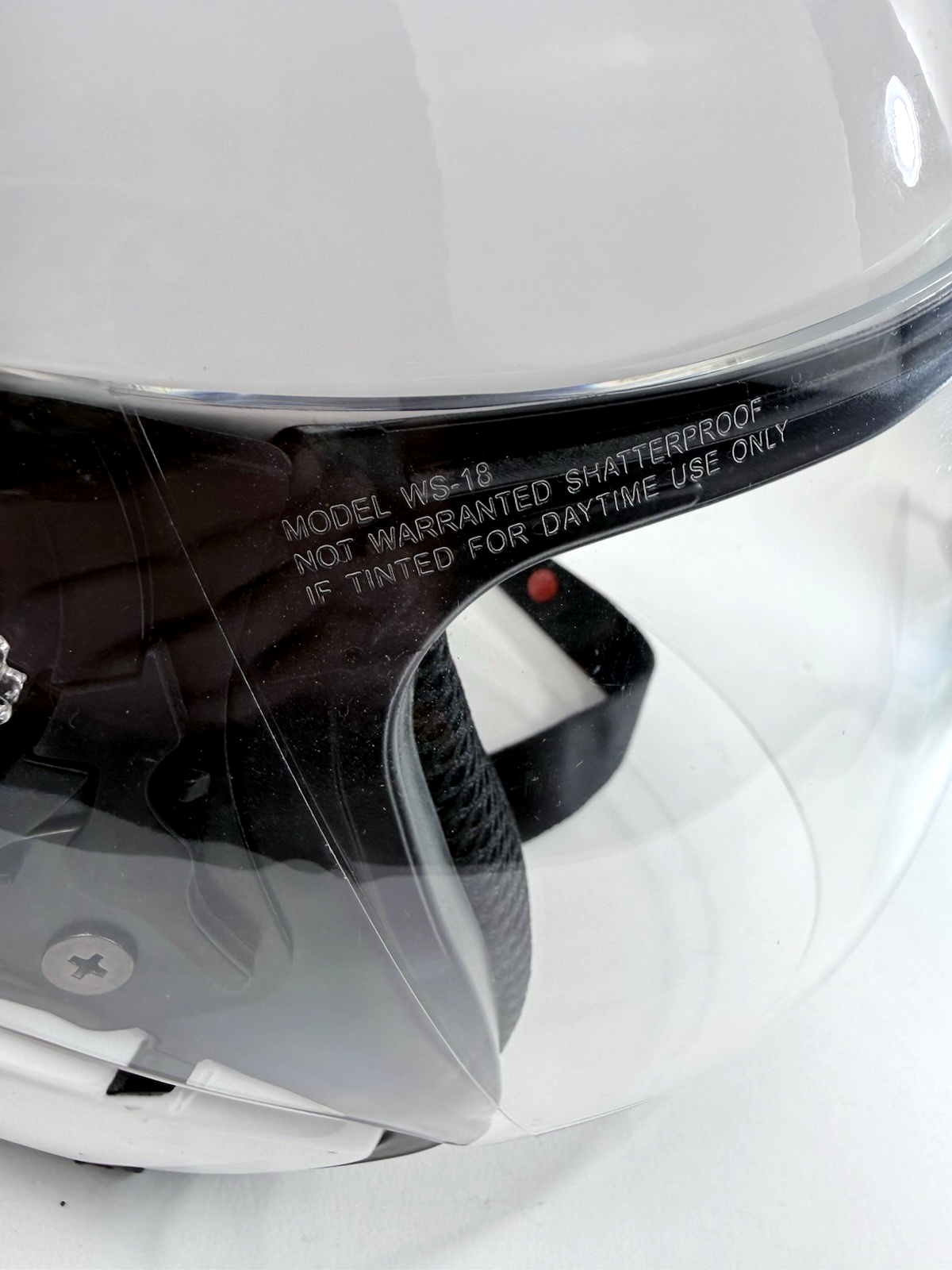 BiLT Women’s White Roadster Size M Open-Face Top Air Vent Motorcycle Helmet